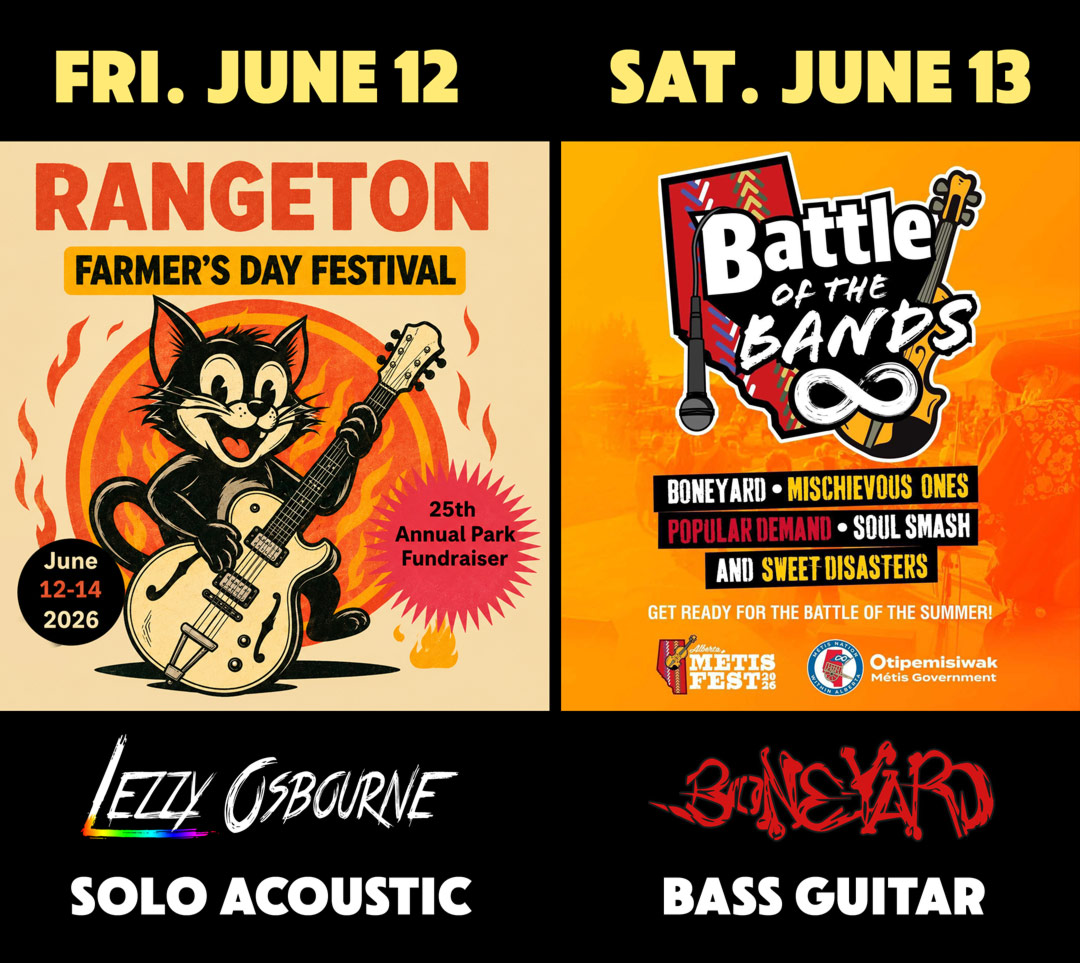 Next Shows - June 12th and 13th, 2026